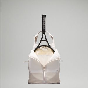 Lululemon white/cream tennis bag